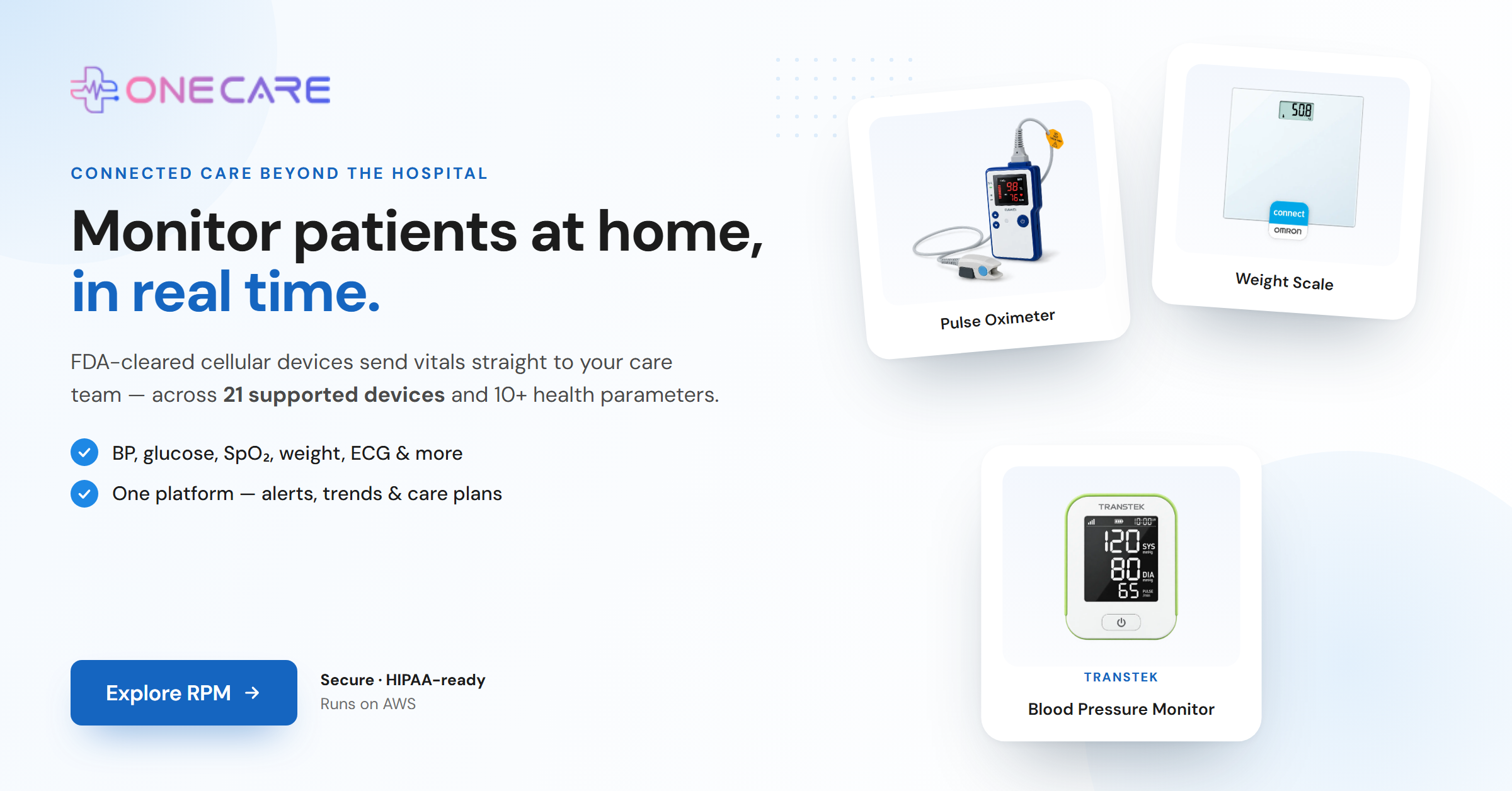 OneCare Remote Patient Monitoring
